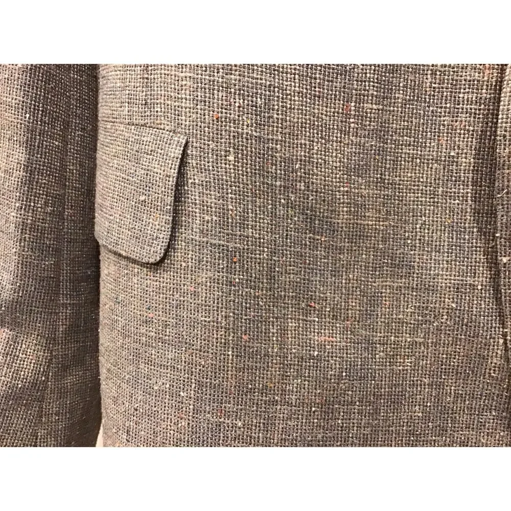 Kuppenheimer Men’s Blazer Sport Coat Summer Linen Bl. Pastel Tweed Superb 44L